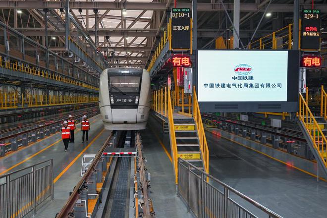 历时4年建设 西南地区最大动车所建成投用(图3) 历时4年建设 西南地区最大动车所建成投用(图3)
